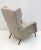 Mid-Century Modern Mid-Century Italian Modern Velvet Winged Armchair by Gio Ponti for Cassina, 1950s For Sale - Image 3 of 10