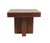 Milo Baughman Mid 20th Century Milo Baughman Style Walnut Cruciform End Tables For Sale - Image 4 of 6