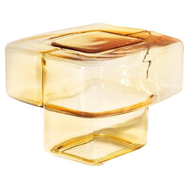 Not Yet Made - Made To Order Tangelder Fluid Joinery Glass Side Table by Linde Freya for Cassina For Sale - Image 5 of 17