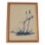 Vintage Framed Sailboat Lithograph 1980's For Sale