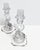 Cambridge Dolphin Fish Clear Glass Candlesticks For Sale - Image 14 of 18