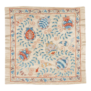 30"x30" ALL SILK Brand-New Wall Hanging, Handmade Wall Art, Embroidered Tapestry