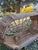 1970s Sculptural Slatted Wood Cocoon Daybed With Architectural Oval Frame For Sale - Image 9 of 17