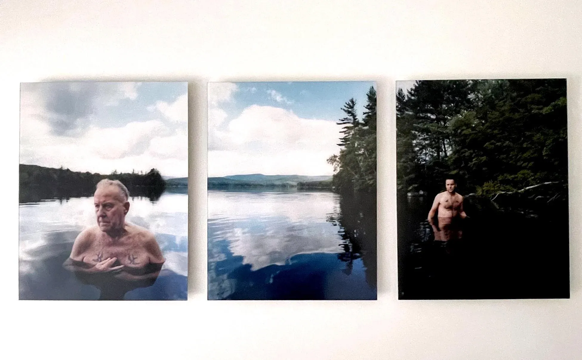 Early 21st Century Triptych Rock Bottom Photographs by David