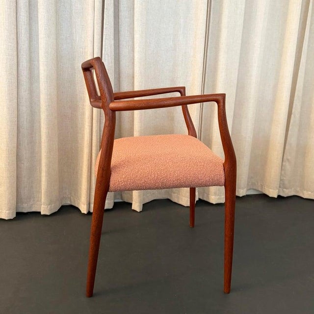 1960s Scandinavian Modern Teak Model 64 Armchair by Niels Otto Møller For Sale - Image 5 of 11