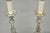 Mid 20th Century International Victorian Silver Plate Floral Repousse Candlestick Table Lamp Pair For Sale - Image 13 of 18