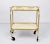 Mid-Century Italian Golden Aluminum & Formica Bar Cart, 1950s For Sale - Image 6 of 18