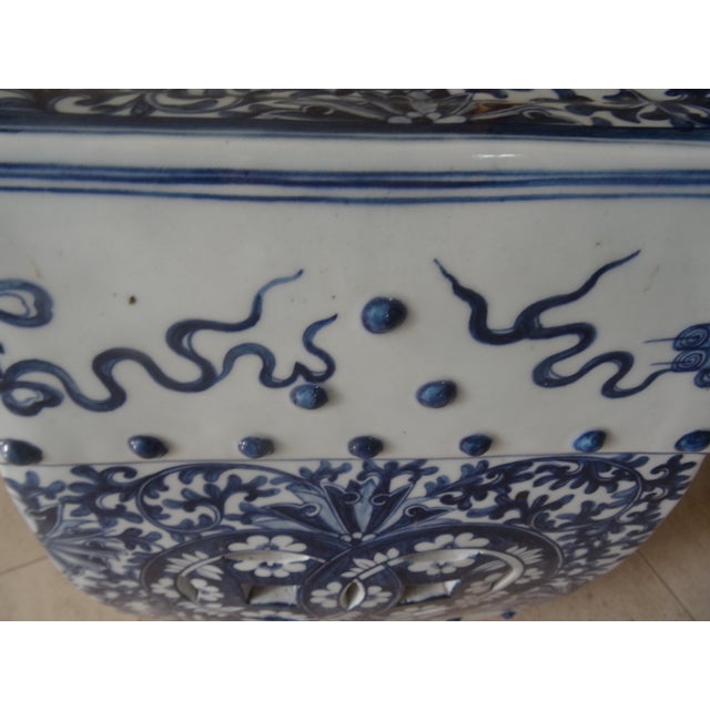 Vintage Chinese Garden Seat For Sale - Image 4 of 9