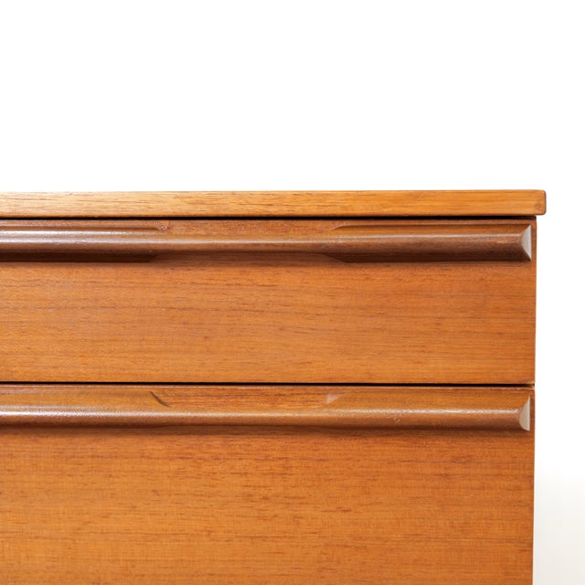 Mid Century Tallboy Teak Dresser by Avalon Yatton For Sale In Los Angeles - Image 6 of 7