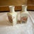 1970s 1970s Miniature Pair of Small White Ceramic Asian Vases With Floral Accents For Sale - Image 5 of 7