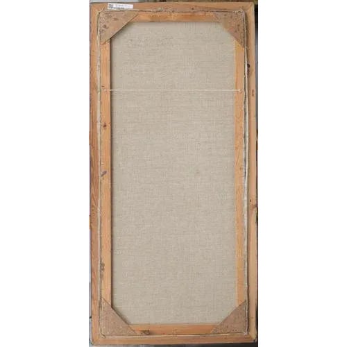 Contemporary City in the Night, Oil on Canvas, Late 20th Century For Sale - Image 3 of 4