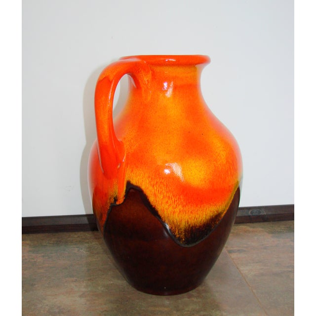 1970s Fat Lava Ceramic Vase, Germany, 1970s For Sale - Image 5 of 9