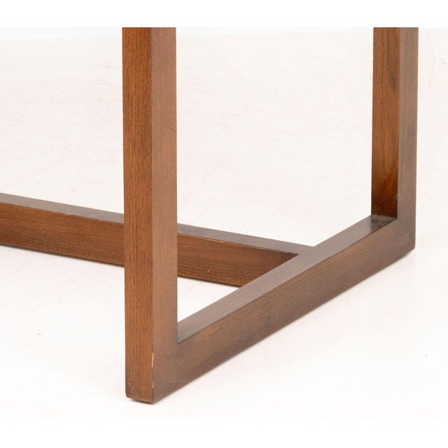 Maria Yee "Metro" Chestnut Writing Table For Sale - Image 10 of 13