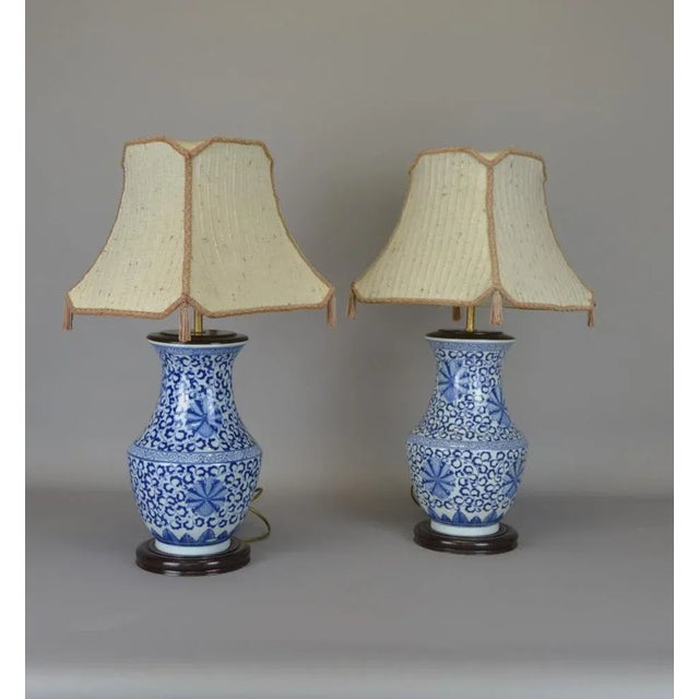 Mid-Century Ceramic Oriental Lamps, Set of 2 For Sale - Image 5 of 11