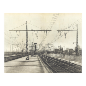1959 Jean Carzou Lithograph "“La Gare De Trappes”"