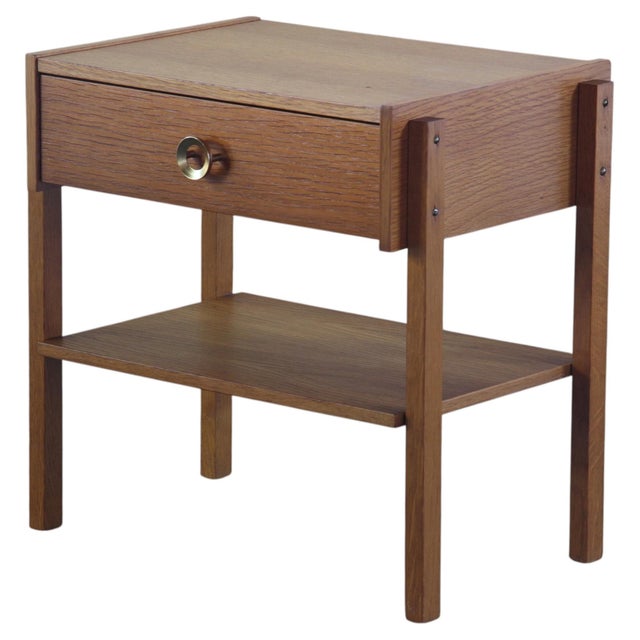 Mid-Century Danish Oak Nightstand, 1970s For Sale - Image 17 of 17