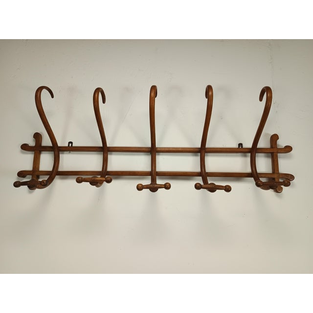 Wall-Mounted Coat Rack from Thonet, 1890s For Sale - Image 15 of 15