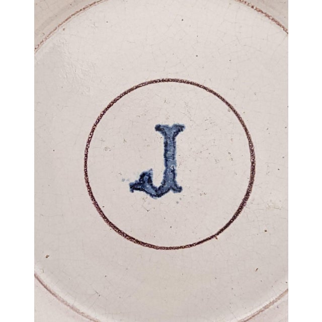 Pair of French Earthenware Plates, Late 18th Century For Sale In San Francisco - Image 6 of 7