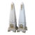 Pair of Antique French Marble Obelisks With Ormolu Mounts, Circa 1890 For Sale