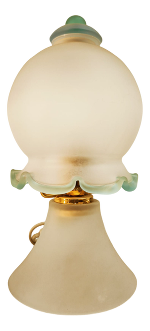 Table Lamp in Satin Murano Glass