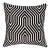 Schumacher x Mary McDonald Vanderbilt Velvet 18" Pillow In Noir For Sale