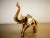 Vintage Gold Brass Elephant For Sale - Image 9 of 10