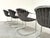 Gray Vintage Italian Cantilever Dining Chairs by Gastone Rinaldi for Rima, 1980s, Set of 4 For Sale - Image 8 of 14