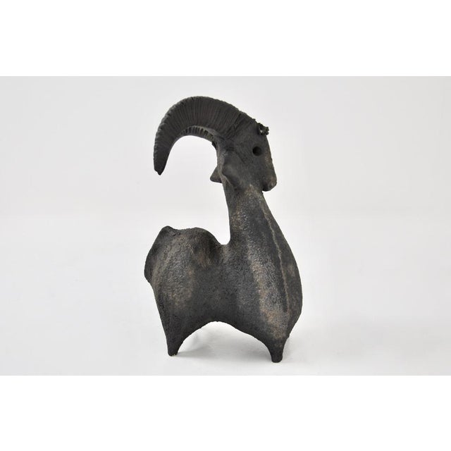 Dominique Pouchain, Goat, 1990s, Ceramic For Sale - Image 3 of 7