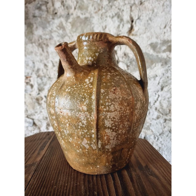 Antique French Terracotta Oil Pot For Sale - Image 6 of 11