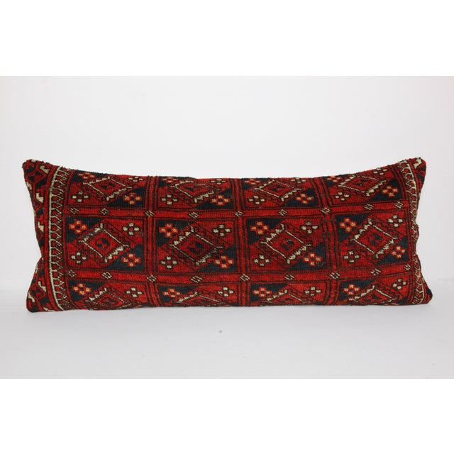 Here i am listing a 100% Handmade double knotted rug pillow cover, made from antique Turcoman Ensari tribal carpet rug....