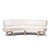 Vladimir Kagan Mid Century Tiger Maple Floating Curve Sofa This sofa measures: 85 wide x 38 deep x 30.75 inches high, with...