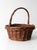 Vintage Wicker Gathering Basket For Sale - Image 9 of 14