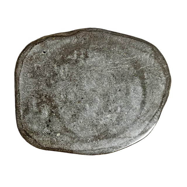 Contemporary Vintage River Rock Stack Outdoor Stool / Side Table For Sale - Image 3 of 3