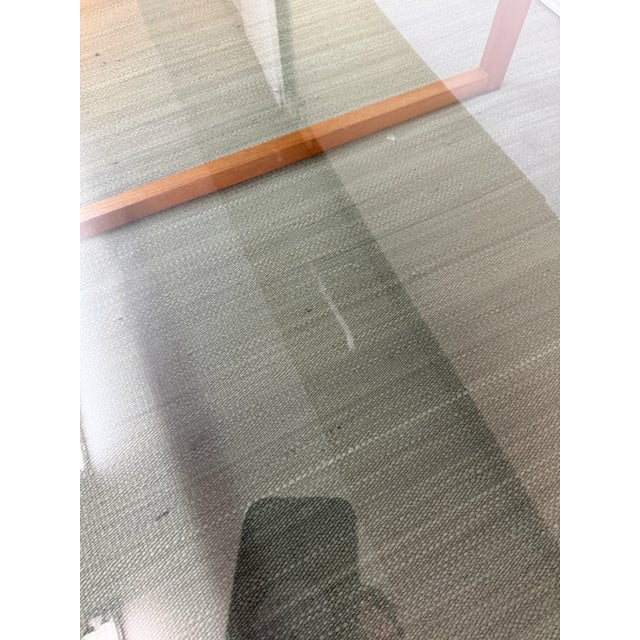 Mid 20th Century Teak + Smoked Glass Coffee Table For Sale In San Francisco - Image 6 of 12