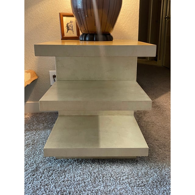 Wood Kreiss “E” End/Side Table, Attributed For Sale - Image 7 of 12