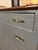 Vintage Solid Wood 5-Drawer Tallboy Dresser in Custom Blue Chateau For Sale - Image 11 of 13