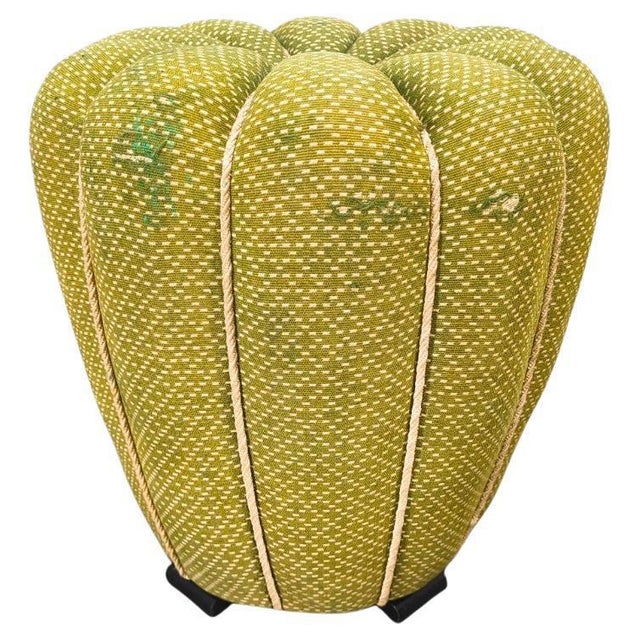 Art Deco Stool attributed to Jindrich Halabala, Former Czechoslovakia, 1930s For Sale - Image 10 of 10