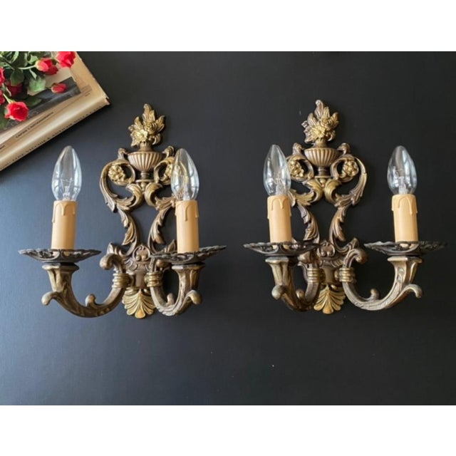 Vintage Wall Lights, 1960s, Set of 2 For Sale - Image 3 of 12