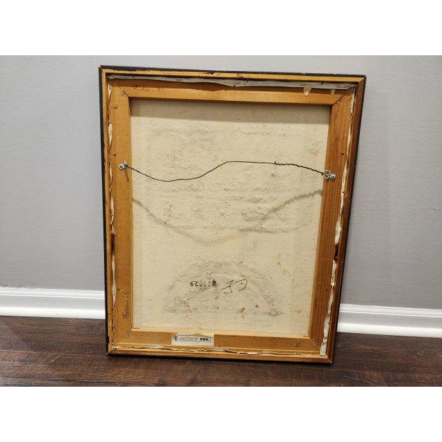Oil on canvas signed "Sloan". Painting has rough texture, was in the private collection of artist Shawn Savage, a gallery...