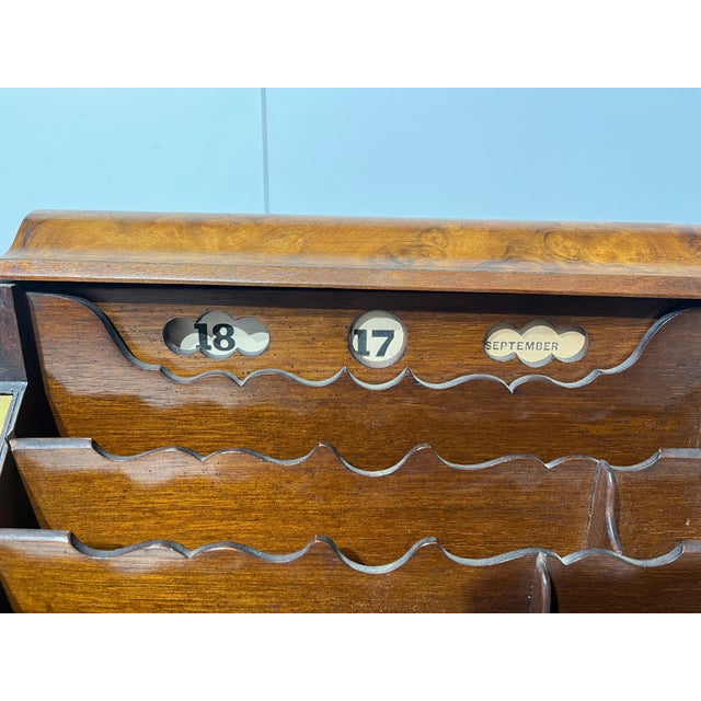 Antique Victorian Burl Walnut Stationery Writing Box For Sale In Greensboro - Image 6 of 8