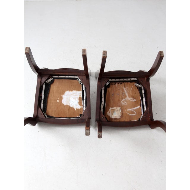 Vintage Tell City Colonial Revival Chairs Pair For Sale - Image 16 of 16
