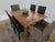 Wood French Provincial Solid Oak Dining Table For Sale - Image 7 of 7