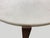 Andrianna Shamaris Italian Marble Side Table For Sale - Image 4 of 5