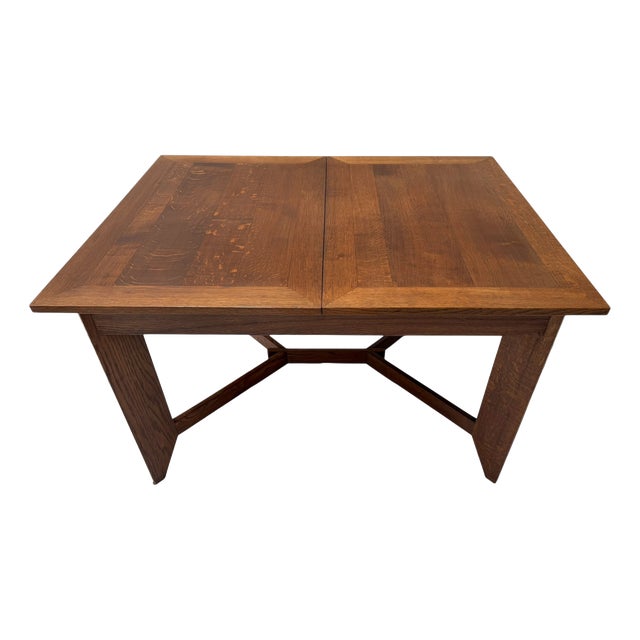 Art Deco Dutch Extending Dining Table by Hendrik Wouda, 1924 For Sale