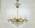 Vintage French Cascading Crystal and Brass Chandelier, 1960s For Sale - Image 11 of 11