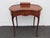 French Early 1900s Kidney Shape Carved Inlaid Small Writing Desk 6620 For Sale - Image 12 of 16