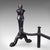 Pair of Vintage Figural Andirons, English, Fire Dog, Fireplace Rests, Art Deco For Sale - Image 10 of 11