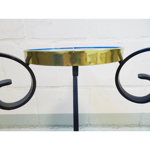 Mid-Century French Wrought Iron Planter, 1950s For Sale - Image 9 of 11