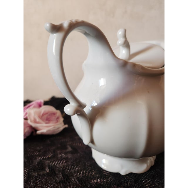 Ceramic Vintage German Porcelain Teapot from Tirschenreuth, 1970s For Sale - Image 7 of 13