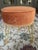 Mid-Century Modern Mid Century Suede Vanity Stool For Sale - Image 3 of 5